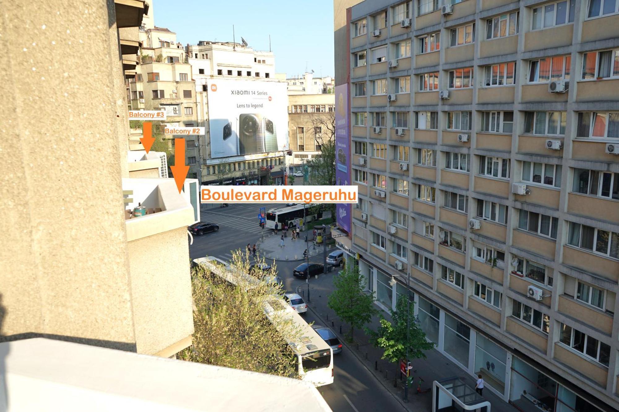 Spacious 3Br, 2Bt With 5 Balconies ブカレスト エクステリア 写真